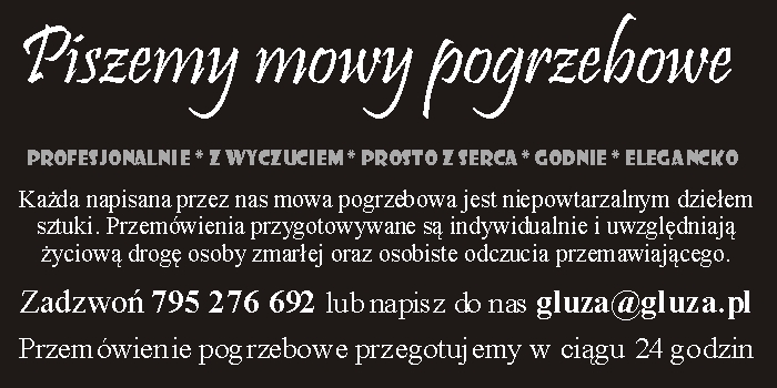 Mowa Pożegnalna Na Pogrzebie Przykłady