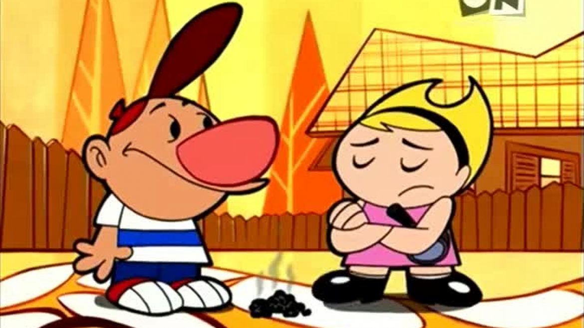 Mroczne przygody Billy’ego i Mandy - Kolorowanki dla dzieci Mroczne Przygody Billy Ego I Mandy