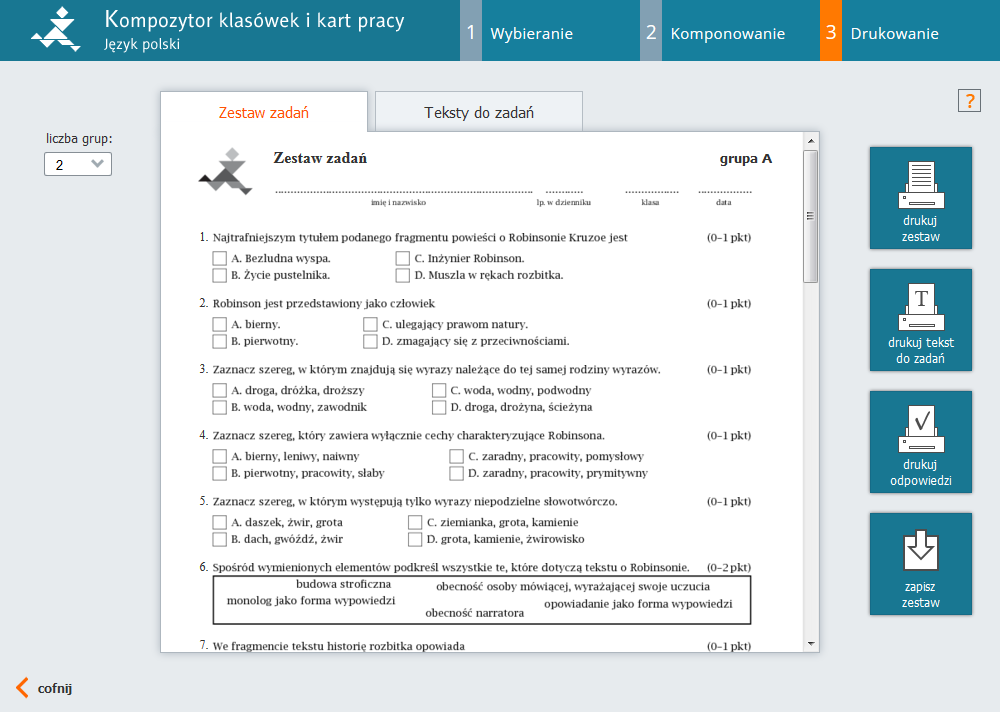 Multimedia. Szkoła podstawowa. Język polski - GWO - Gdańskie Test Z Biblii Jezyk Polski