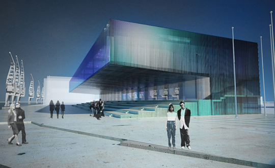 MUZEUM MORSKIE - CENTRUM NAUKI SZCZECIN - projekt :. infoArchitekta.pl Morskie Centrum Nauki Szczecin Projekt