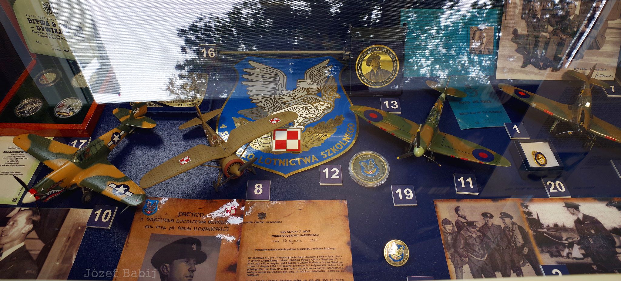 Muzeum Sił Powietrznych w Dęblinie, modele, odznaki lotnicze | 10 Muzeum Sił Powietrznych Lotników Polskich Dęblin