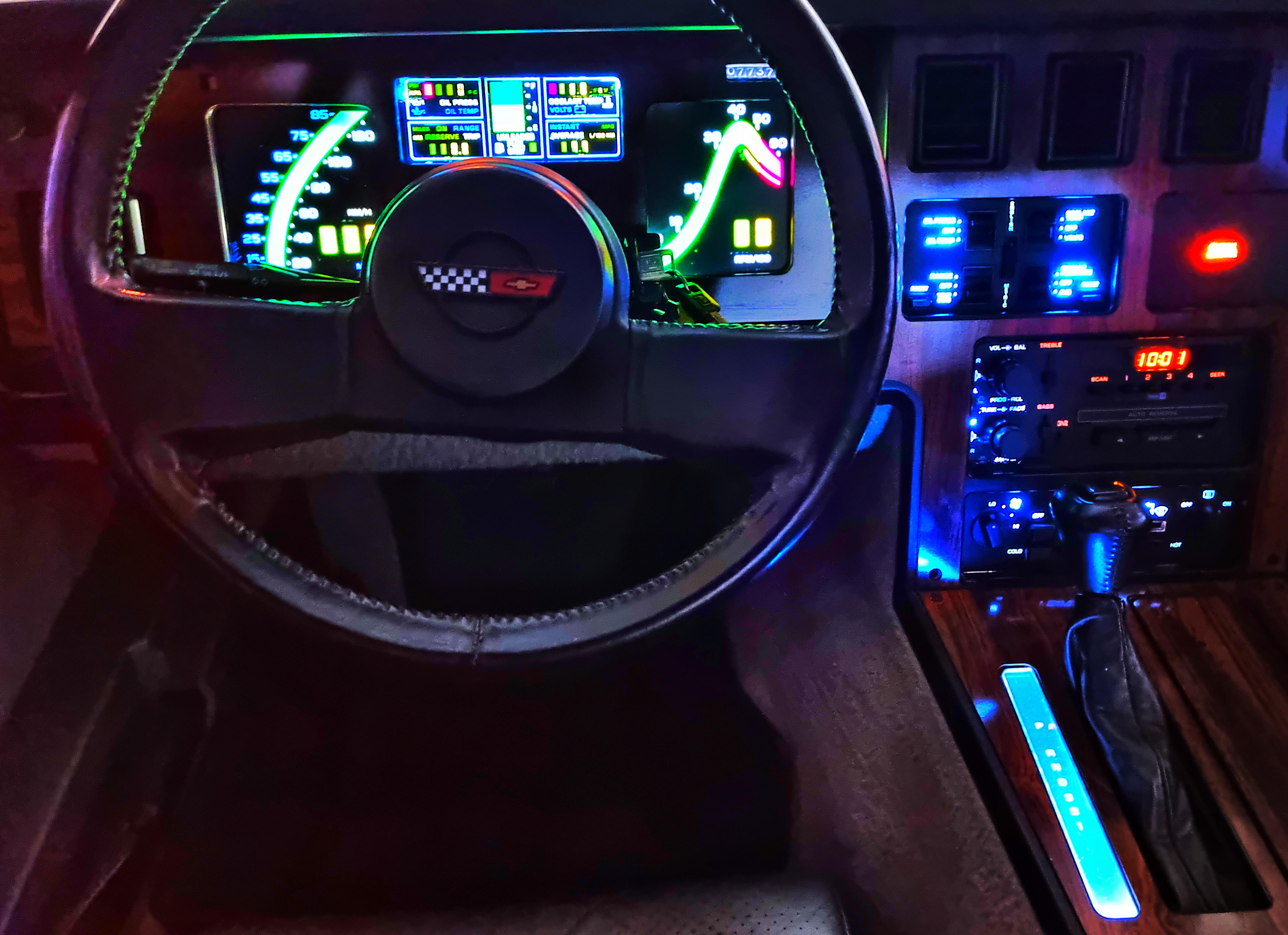 My 1984 C4 Corvette digital gauge cluster. : r/retrowave Jak Gotować Kalafior żeby Nie śmierdział