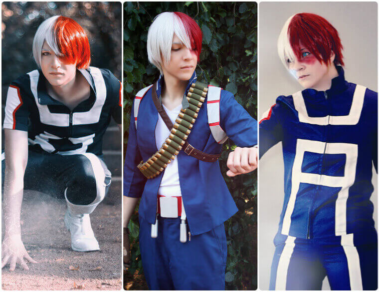 My Hero Academia Shoto Todoroki Cosplay Boku No Hero Academia Cosplay Todoroki