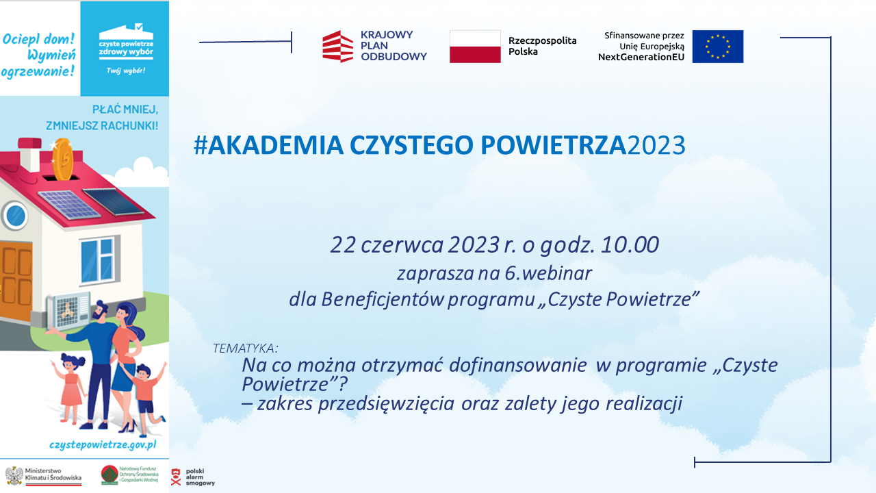 Na co można otrzymać dofinansowanie w programie Czyste Powietrze Portal Beneficjenta Program Czyste Powietrze