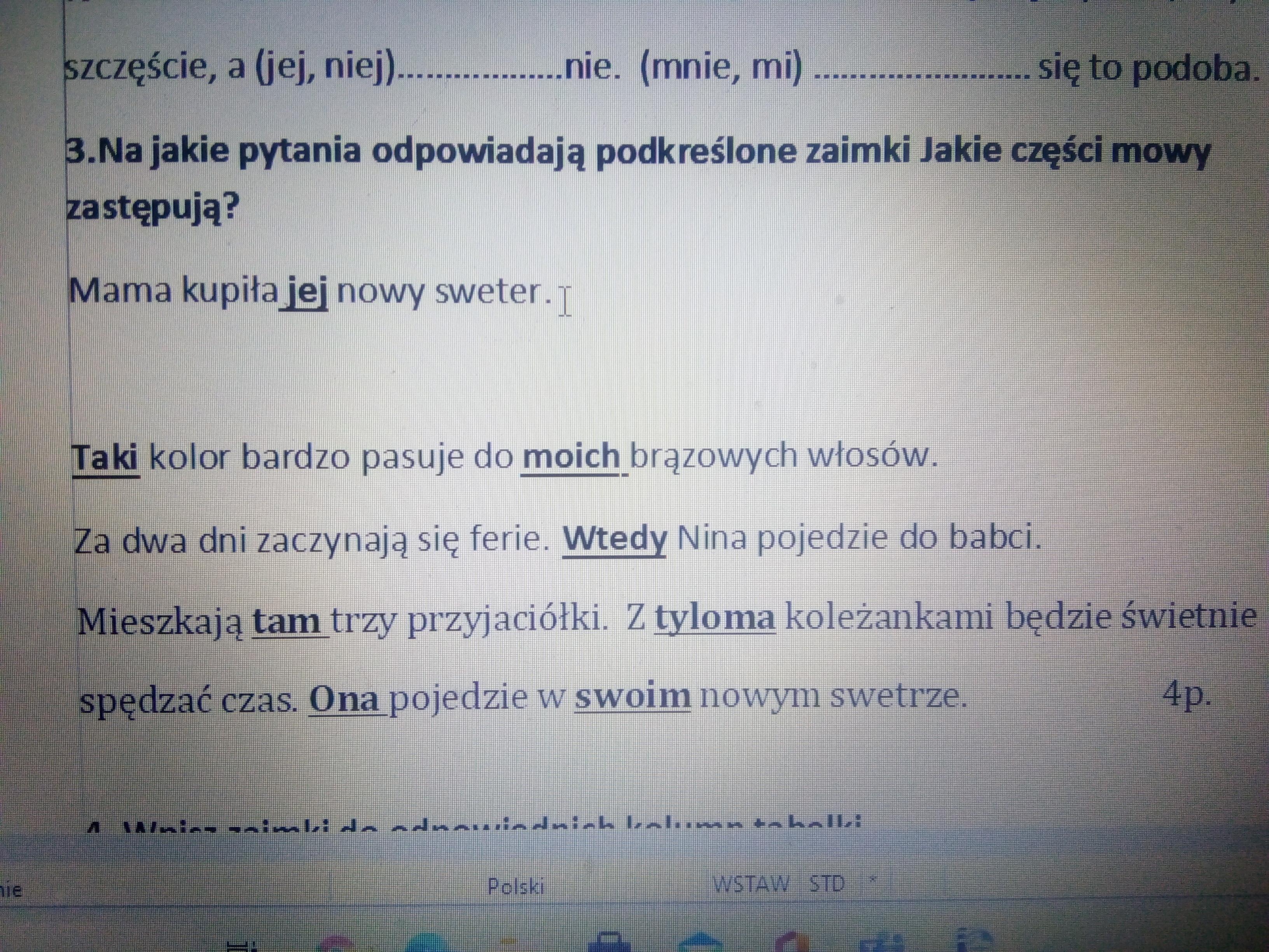 Podmiot Na Jakie Pytanie Odpowiada