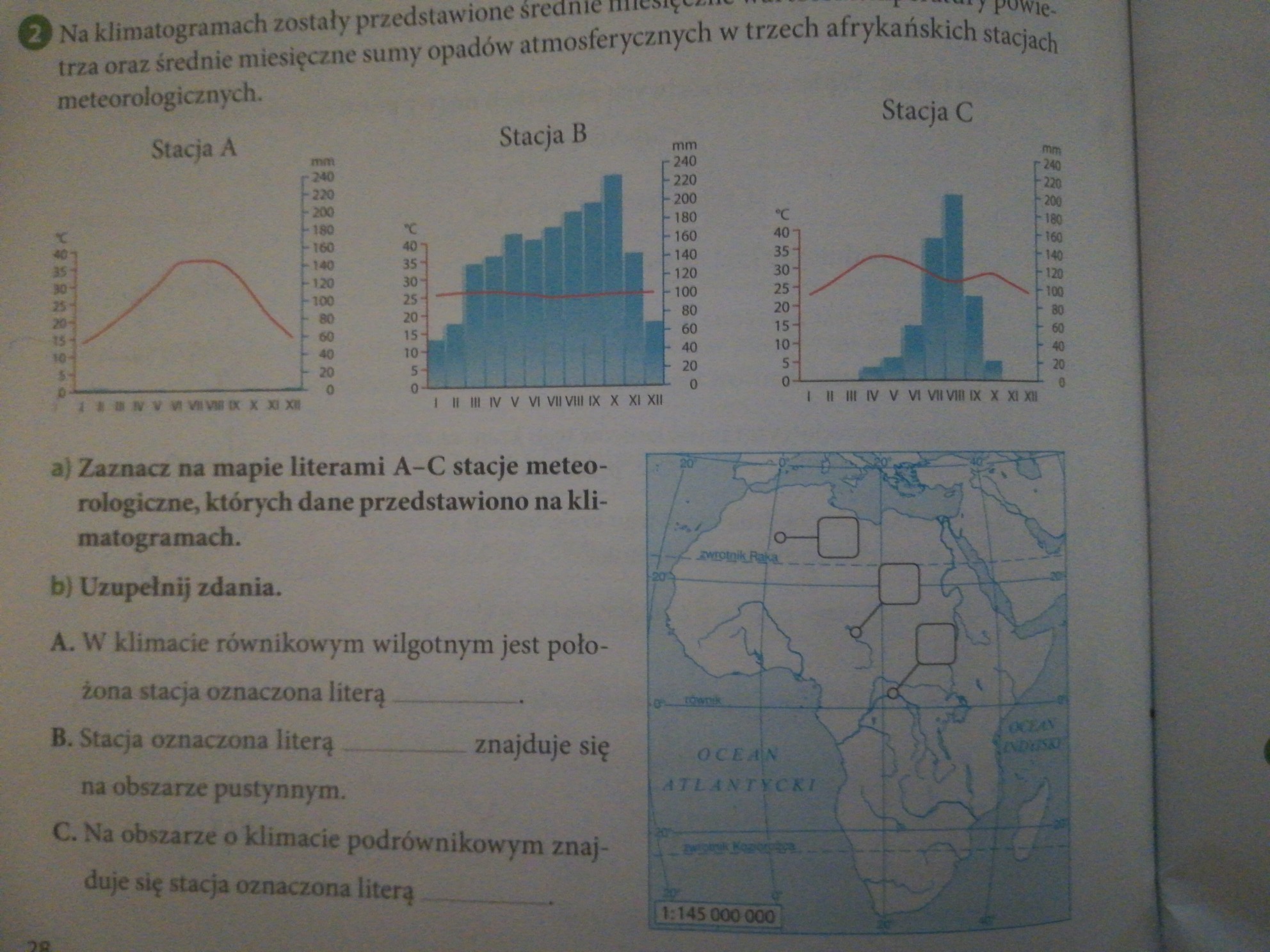 Na Klimatogramie Przedstawiono Rozkład średnich