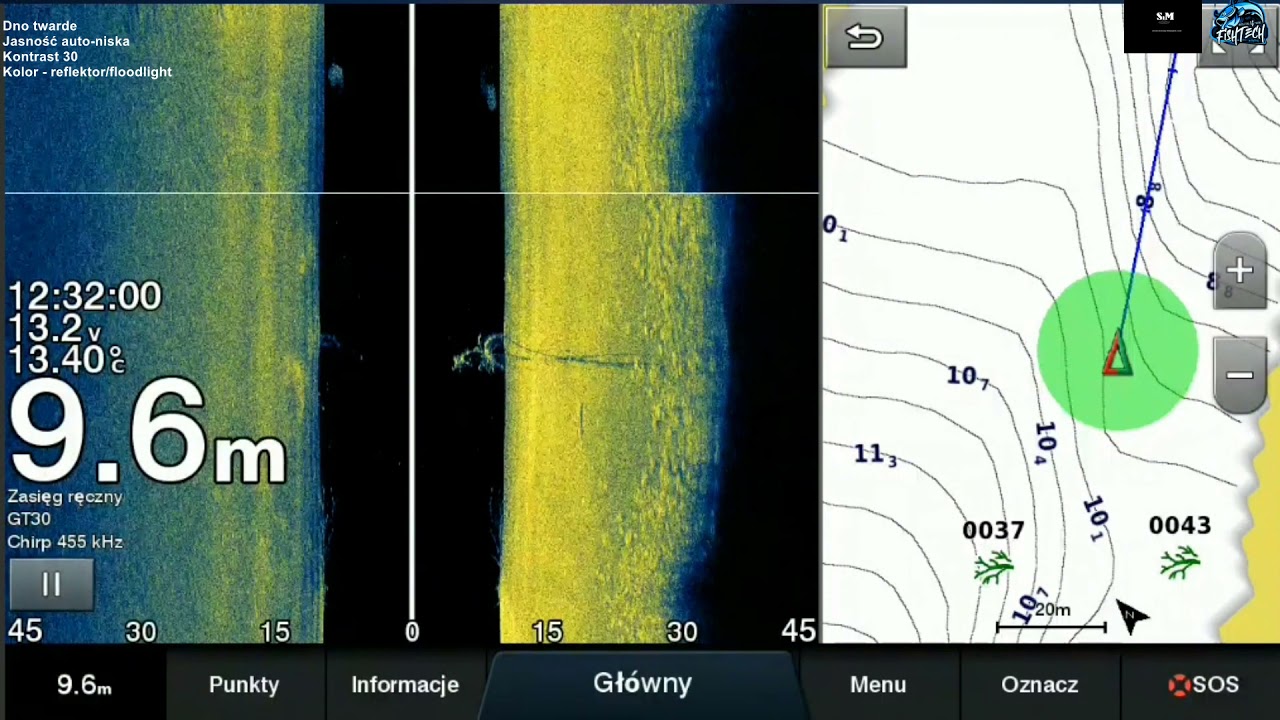 Na nieznanej wodzie z echosondą Garmin z sonarem bocznym. - YouTube Echosonda Na Statku Wysłała Sygnał Który Wrócił Po 8 Sekundach