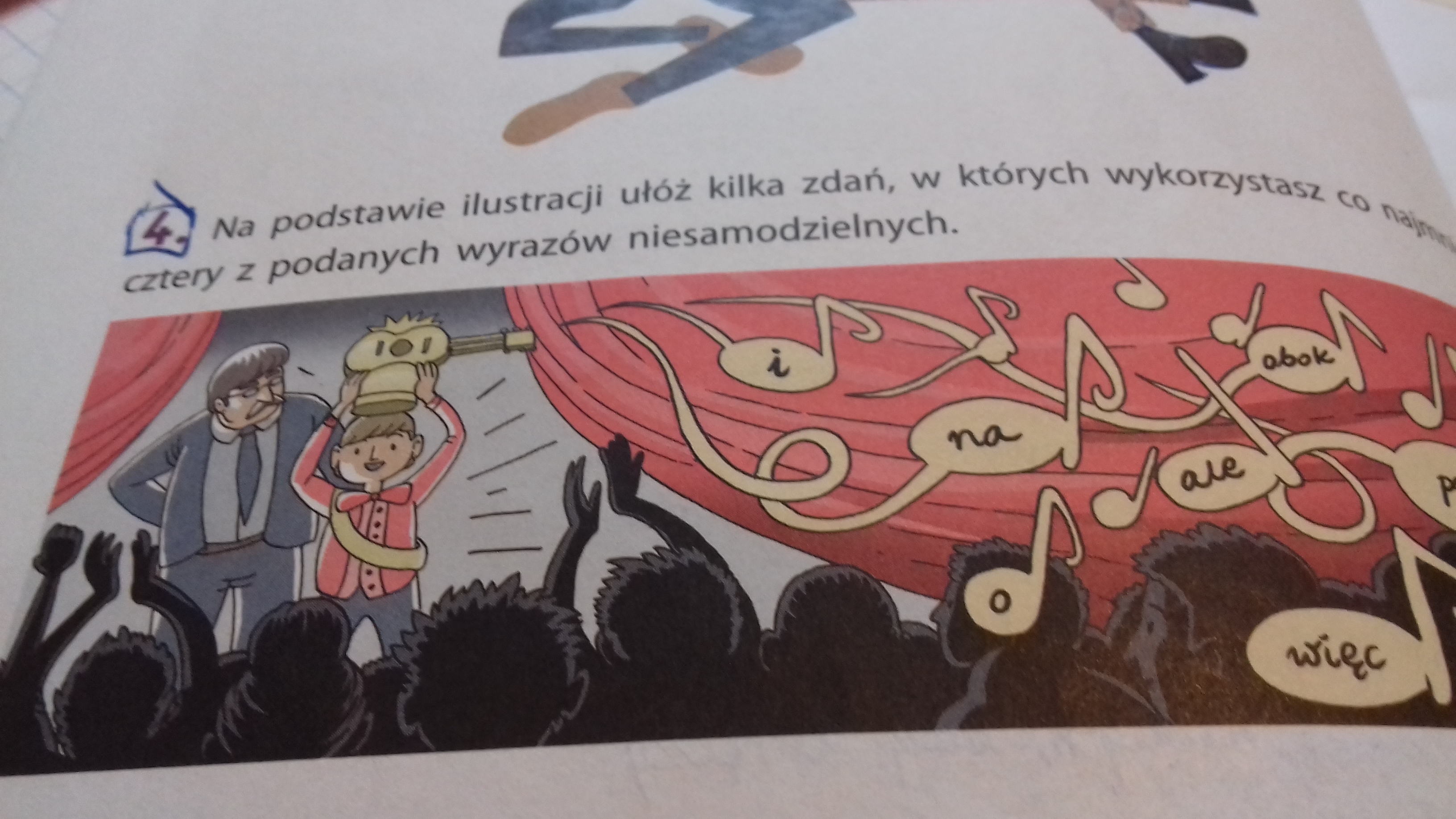 na podstawie ilustracji ułóż kilka zdań w których wykorzystasz co Uzupelnij Zdania Na Podstawie Ilustracji Z Podrecznika Odczytaj Je