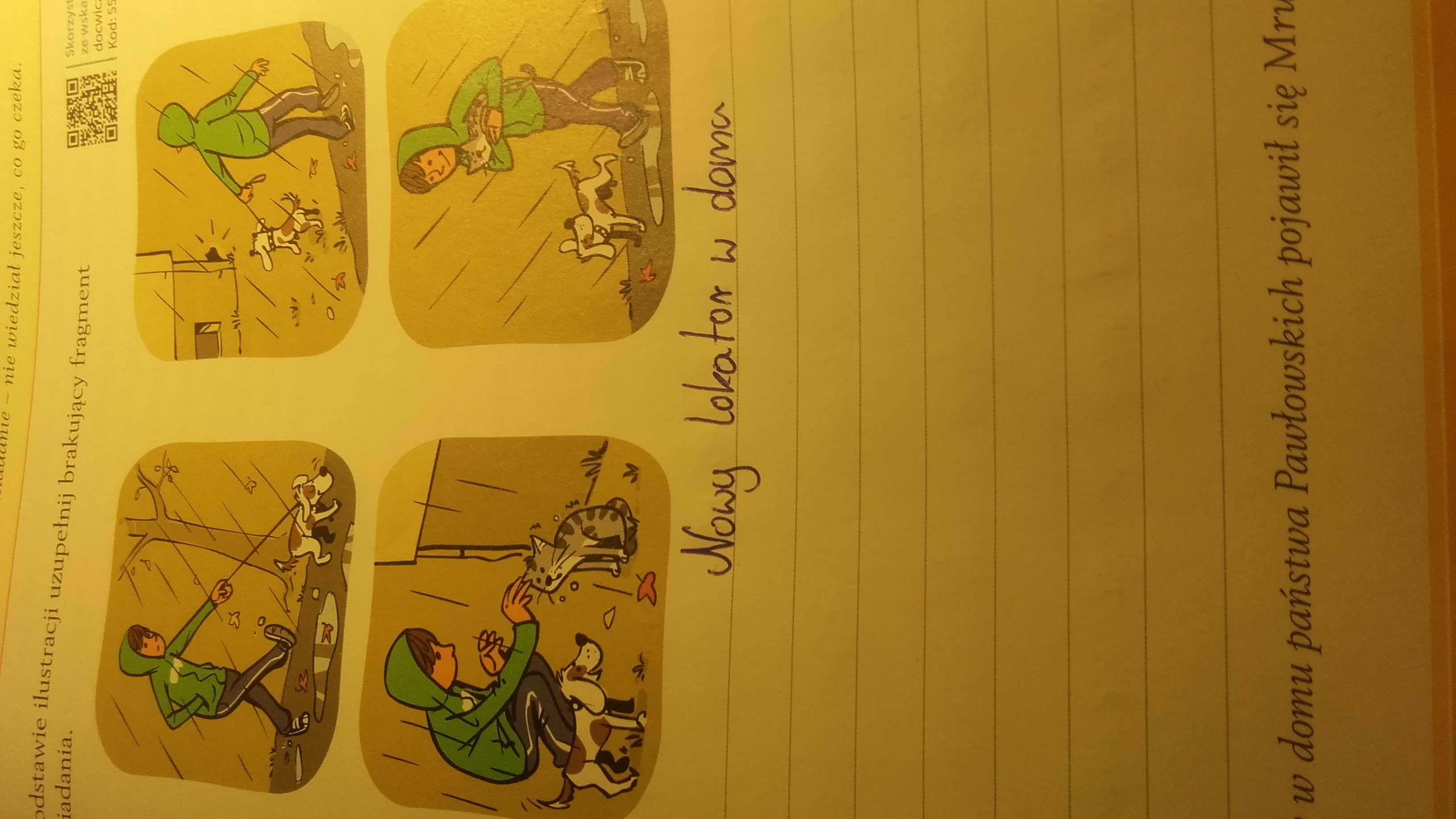 Na podstawie ilustracji uzupełnij brakujący fragment opowiadania Na Podstawie Ilustracji Uzupelnij Brakujace Fragmenty Opowiadania