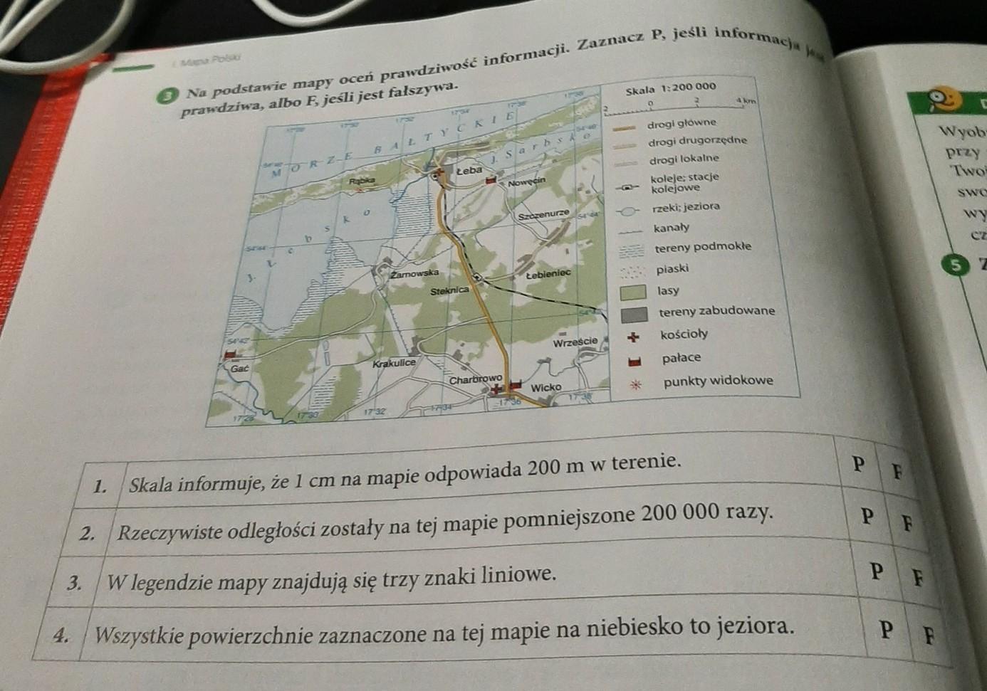 Na Podstawie Mapy Zaznacz Zdanie Zawierające Prawdziwe Informacje