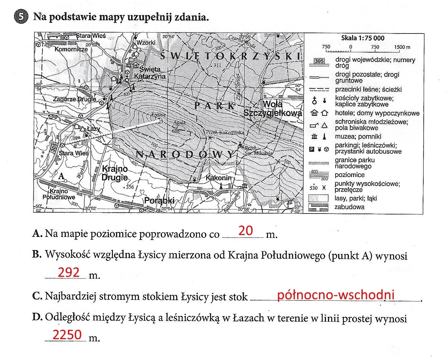 Na Podstawie Mapy Uzupełnij Zdania