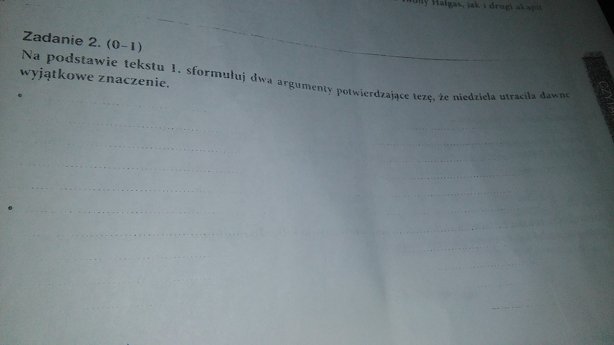 Na Podstawie Przytoczonego Tekstu Sformułuj Dwa Argumenty Na Poparcie Tezy