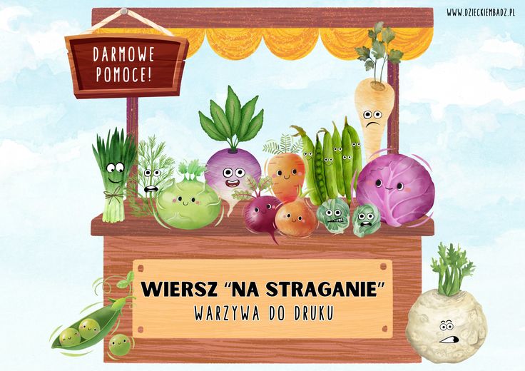 Na straganie warzywa do druku Na Straganie Warzywa Do Wydruku