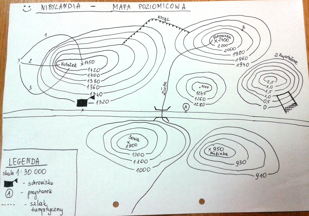 Mapa Poziomicowa Zadania Klasa 5
