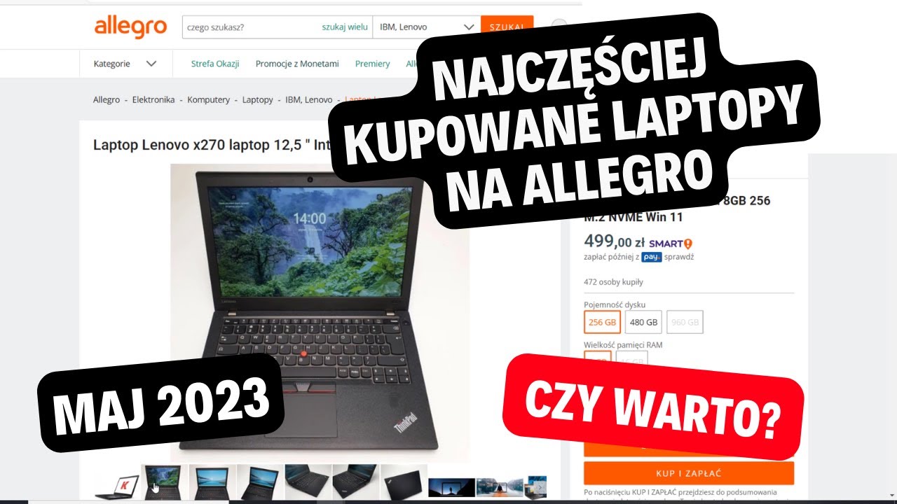 Najczęściej kupowane laptopy na Allegro Czy warto kupić? RANKING Maj Uzasadnienie Zakupu Laptopa Dla Osoby Niepełnosprawnej