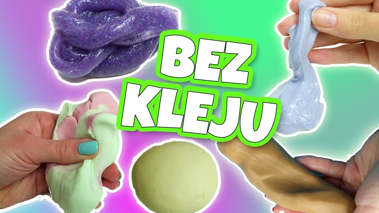 💦NAJLEPSZE DIY SLIME BEZ KLEJU! 💦Przepisy jak zrobić slime bez kleju Jak Zrobic Slime Z Domowych Rzeczy