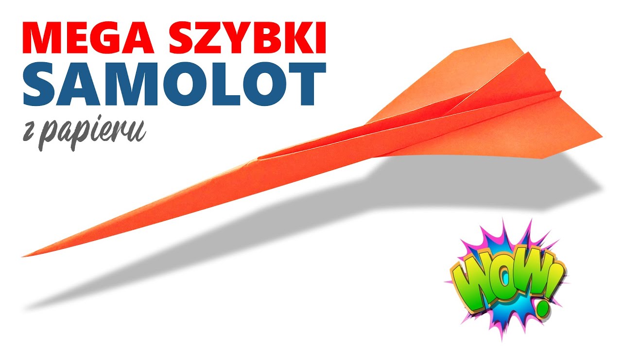 Najszybszy Samolot z papieru - Jak zrobić Mega Szybki Samolot z papieru Jak Zrobić Szybki Samolot Z Papieru