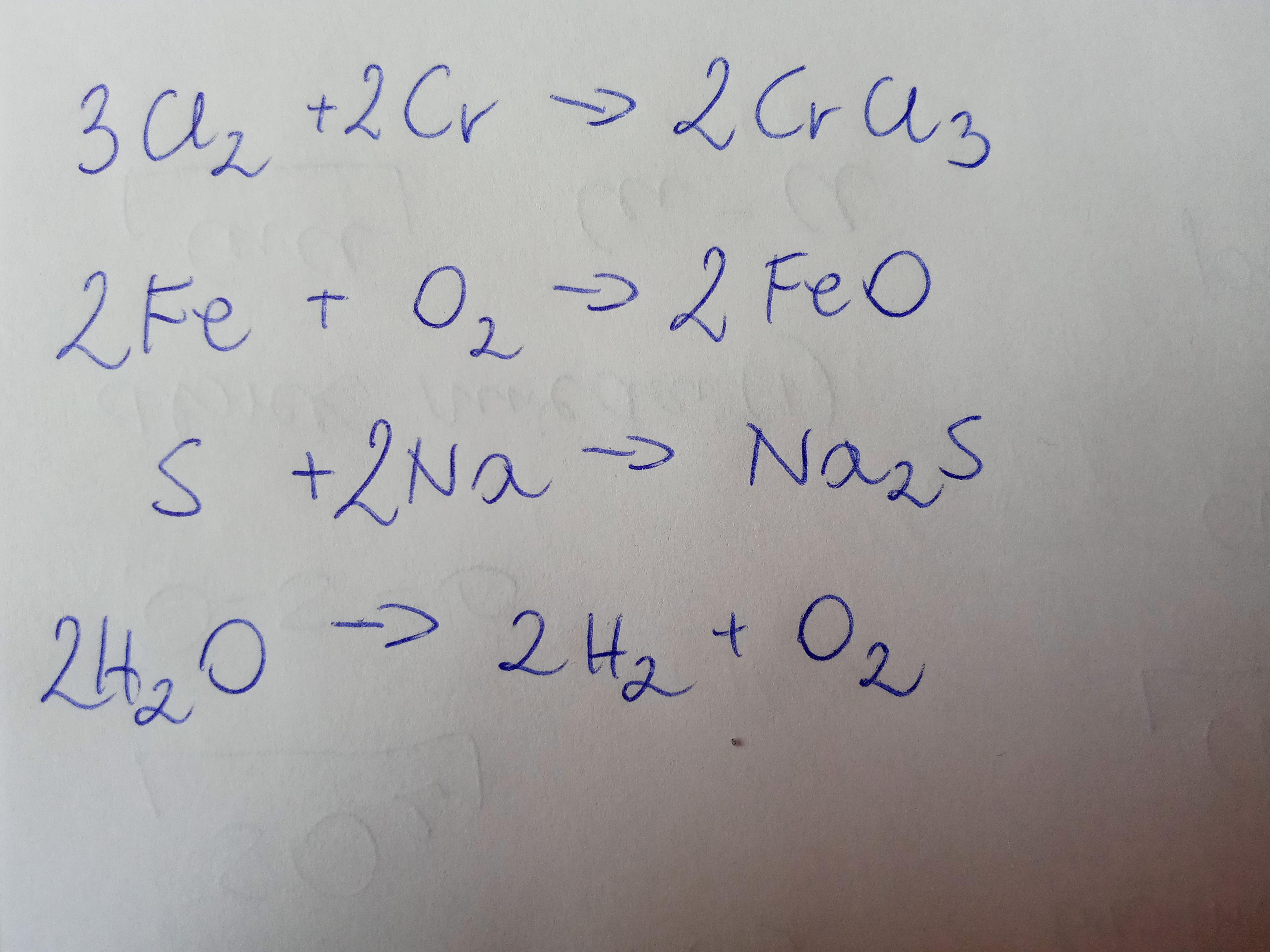 Napisz i uzgodnij równania reakcji chemicznych o następujących zapisach Uzupełnij I Uzgodnij Równania Podanych Reakcji Chemicznych