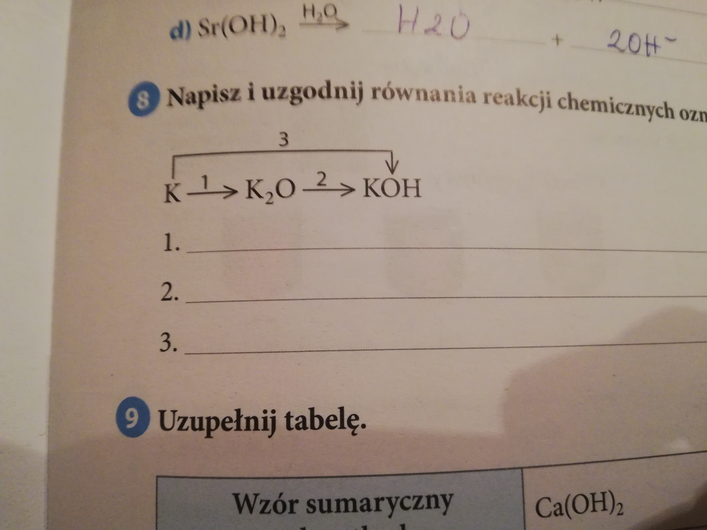 Napisz i uzgodnij równania reakcji chemicznych oznaczonych na schemacie Napisz Równania Reakcji Chemicznych Oznaczonych Na Schemacie Cyframi 1 3