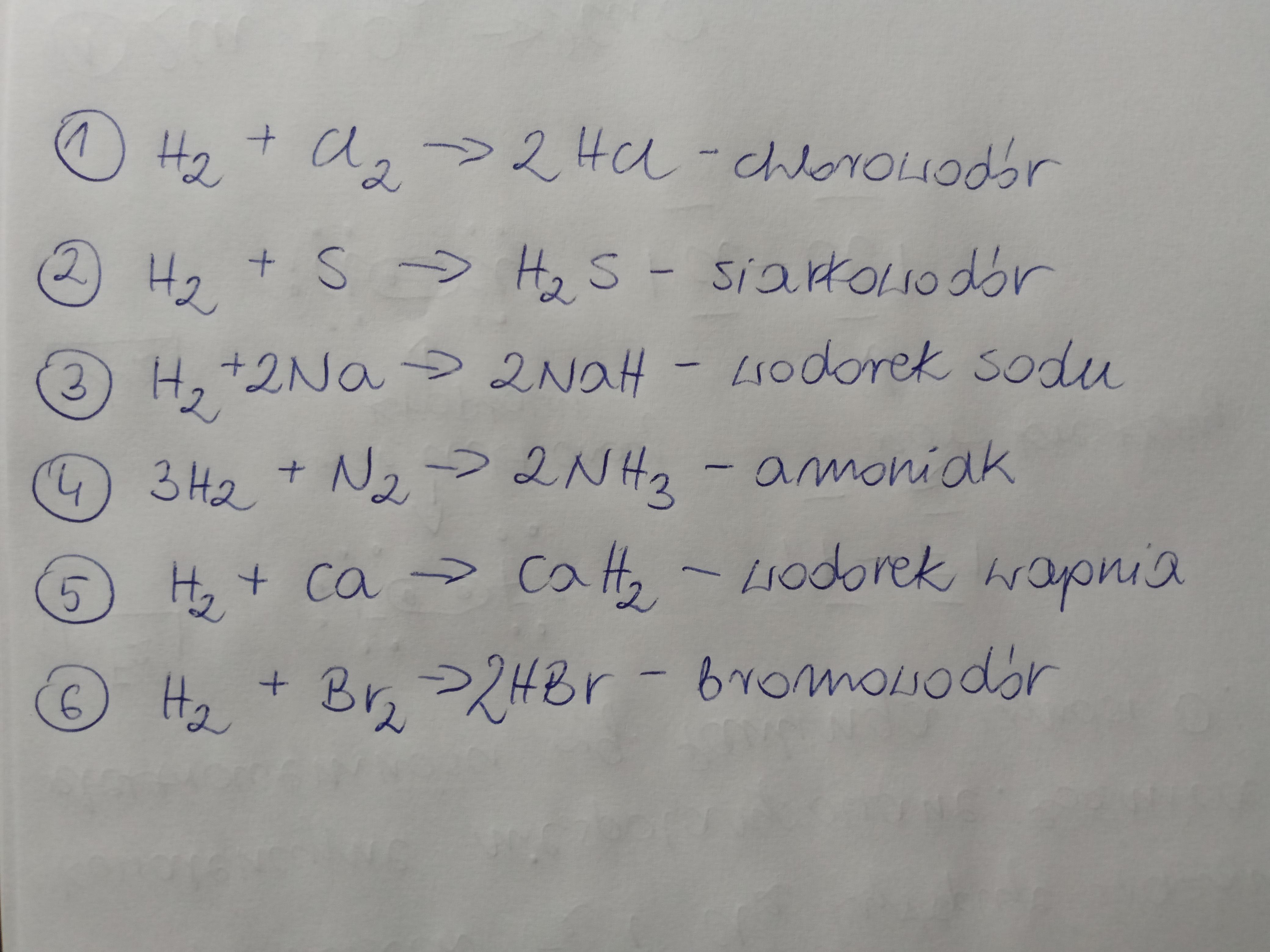Napisz i uzgodnij równania reakcji chemicznych oznaczonych na schemacie Dokończ I Uzgodnij Równania Reakcji Chemicznych Napisz Wzory Jonów
