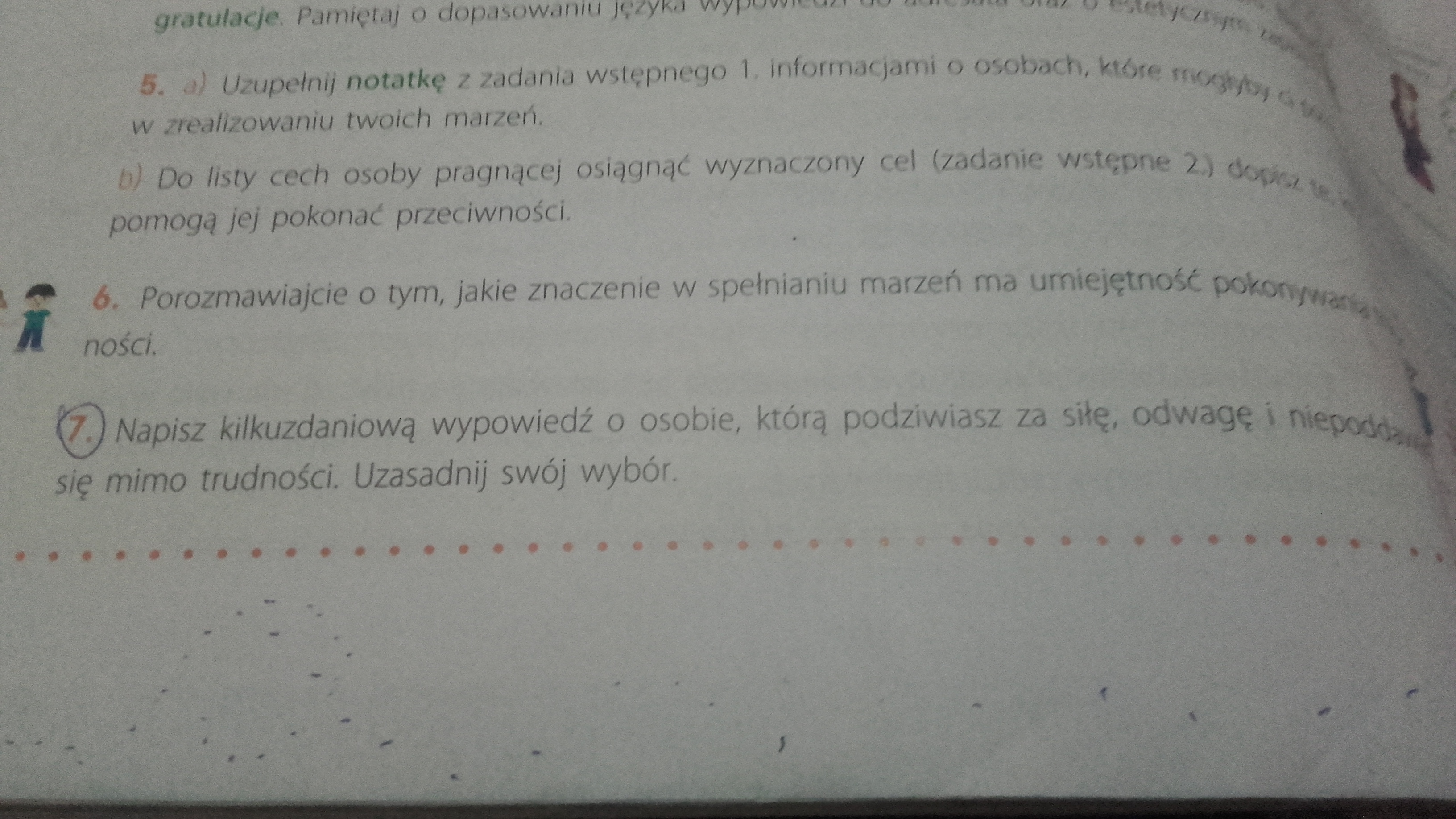 Napisz kilkuzdaniowa wypowiedz o osobie która podziwiasz za siłę odwagę Sformuluj Kilkuzdaniowa Wypowiedz O Relacjach Z Rowiesnikami