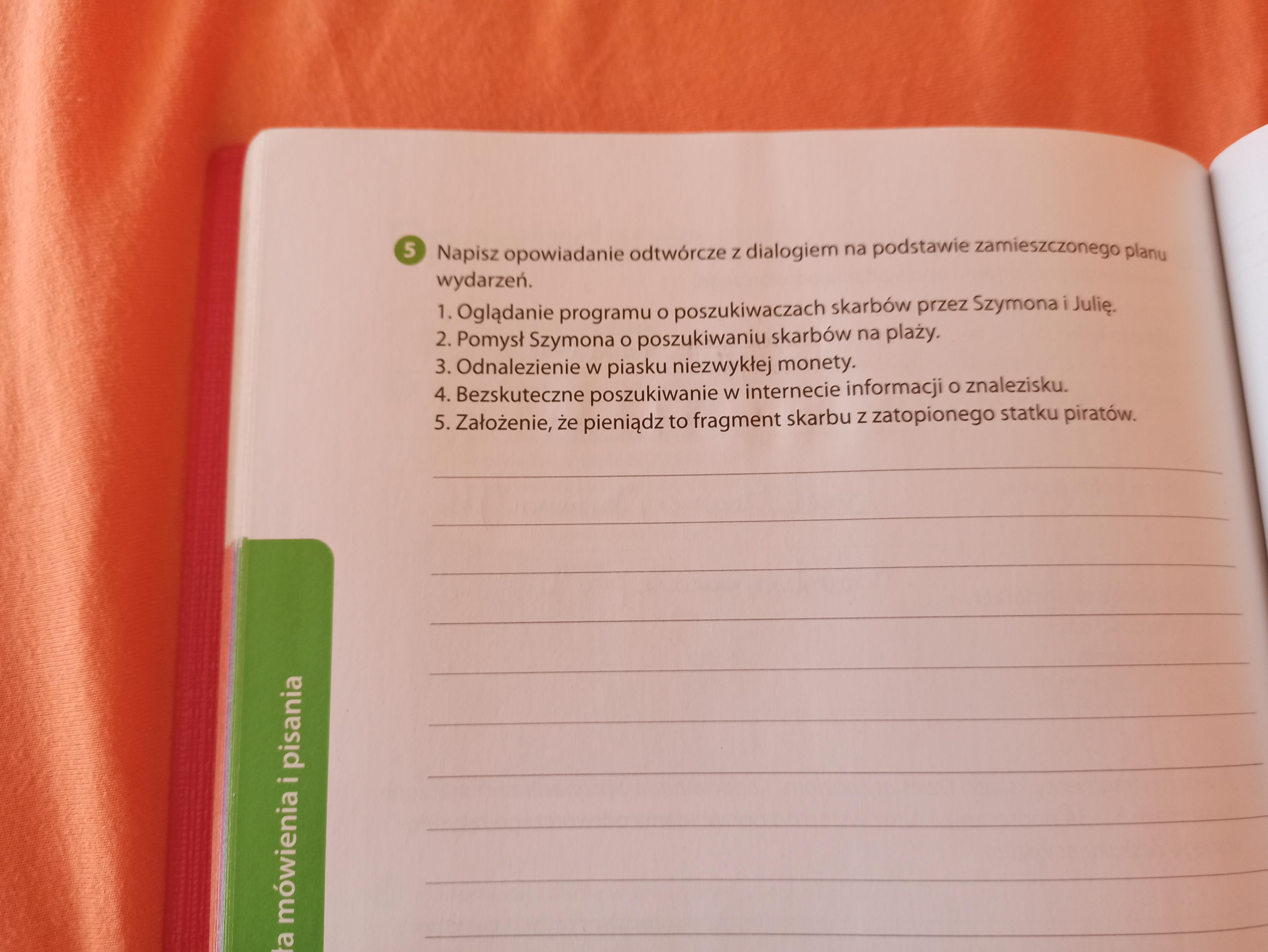 Napisz opowiadanie odtwórcze z dialogiem na podstawie zamieszczonego Według Podanego Planu Napisz Krótkie Opowiadanie Pt Mój Poranek