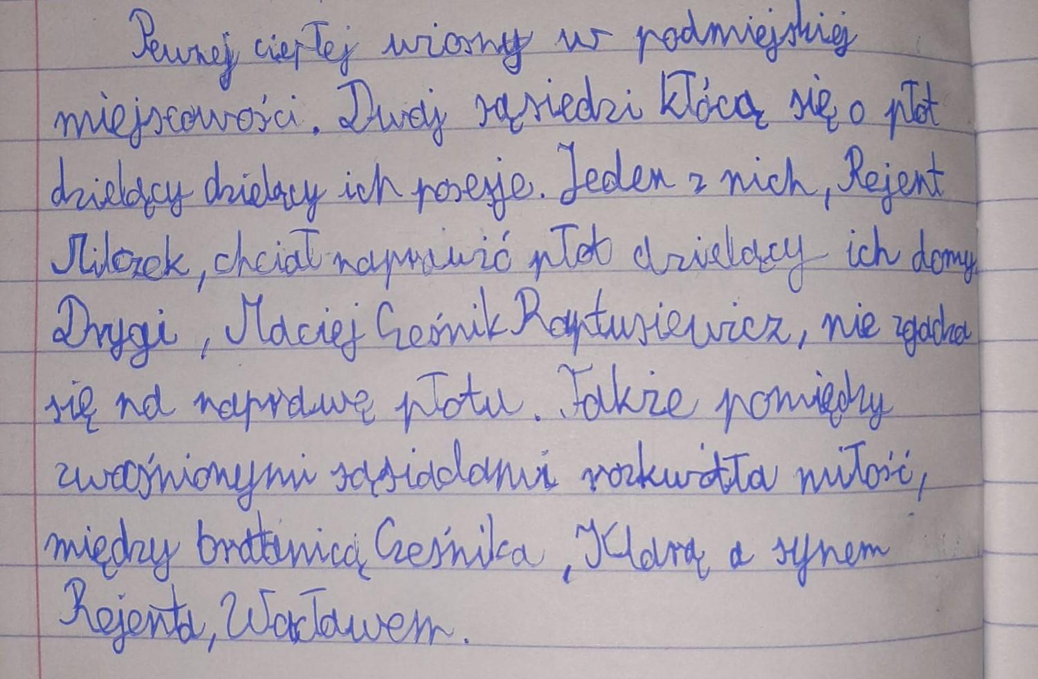 Napisz Opowiadanie Odtwórcze Na Podstawie Dziennika Adriana Mole