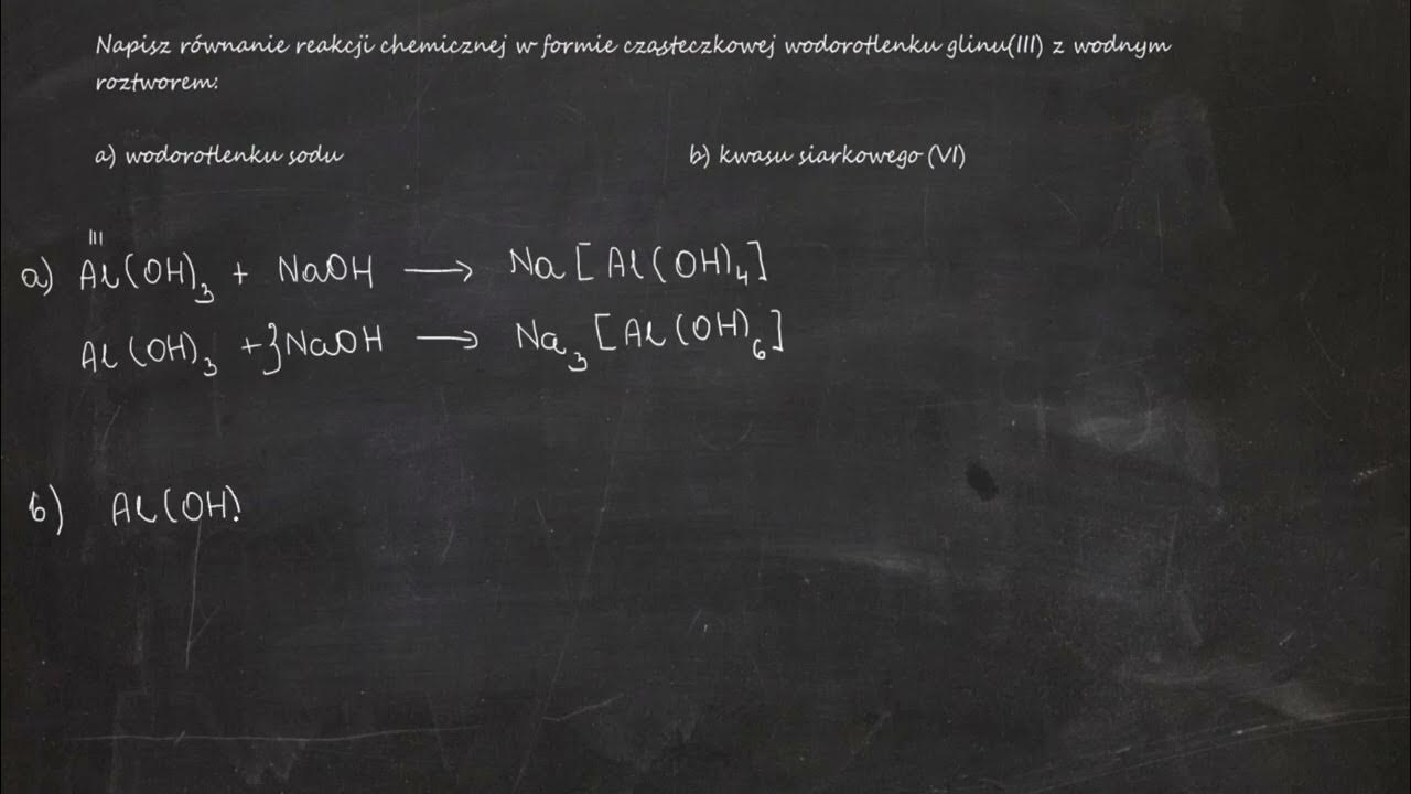 Napisz równanie reakcji chemicznej w formie cząsteczkowej wodorotlenku Napisz Rownanie Reakcji Etynu Z Jodem