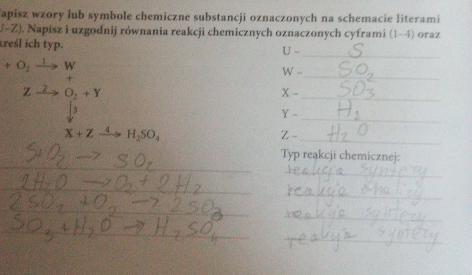 Napisz wzory lub symbole chemiczne substancji oznaczonych na schemacie Napisz Wzory Lub Symbole Chemiczne Substancji Oznaczonych Na Schemacie