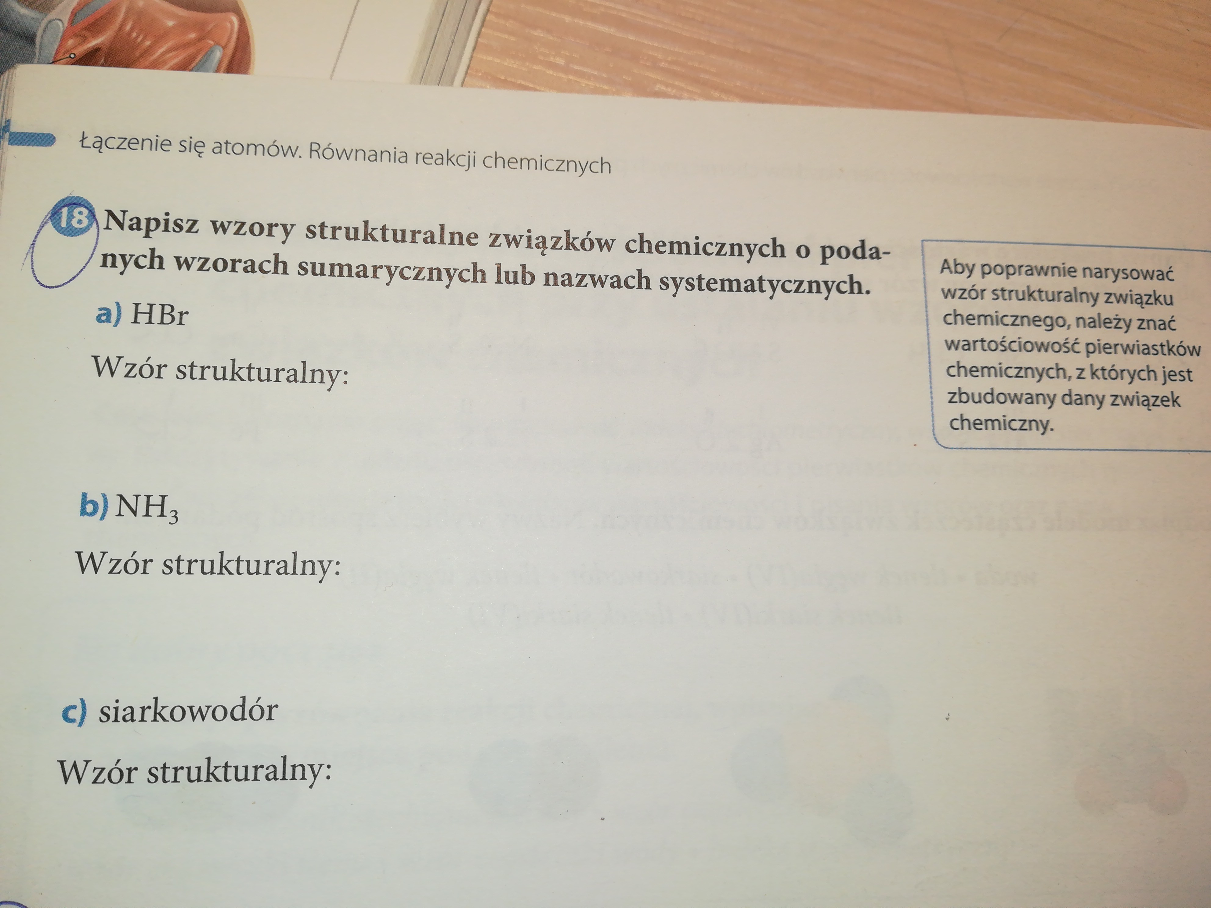 Napisz Wzory Strukturalne Związków Chemicznych O Podanych