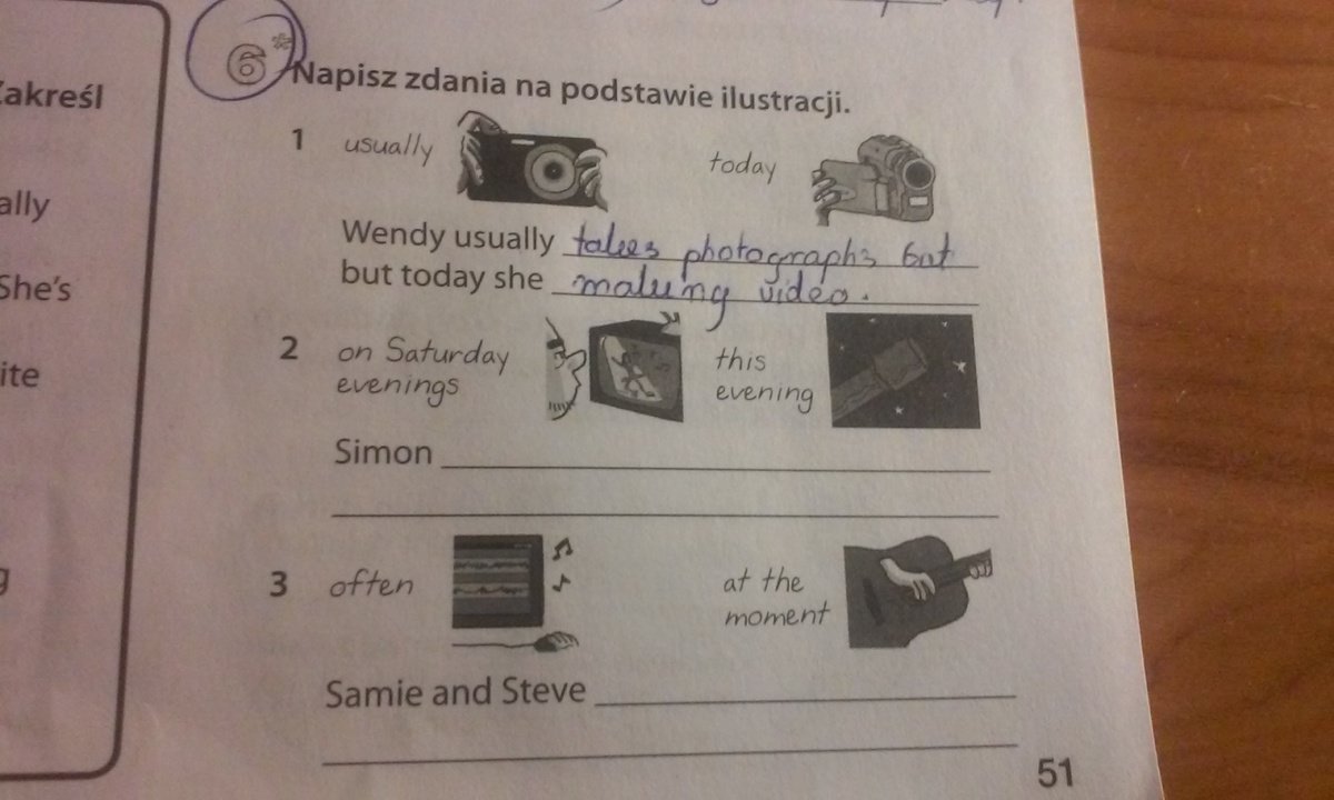 Napisz zdania na podstawie ilustracji. Daje naj ;D - Brainly.pl Uzupelnij Zdania Na Podstawie Ilustracji Z Podrecznika Odczytaj Je