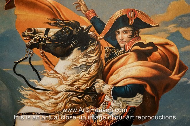 Napoleon At St Bernard Napoleon Przekraczajacy Przelecz Swietego Bernarda W 1800 Roku