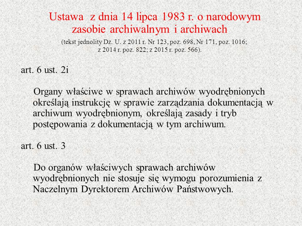 Narada z przedstawicielami komend wojewódzkich PSP, szkół PSP oraz CMP Ustawa O Narodowym Zasobie Archiwalnym I Archiwach