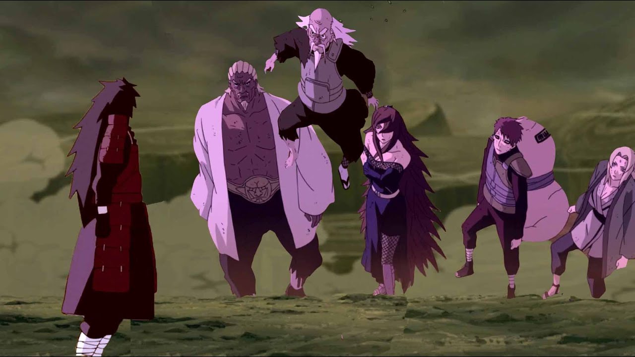 5 Kage Vs Madara Episode