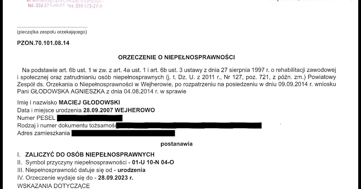 Orzeczenie O Niepełnosprawności Dziecka W Niemczech