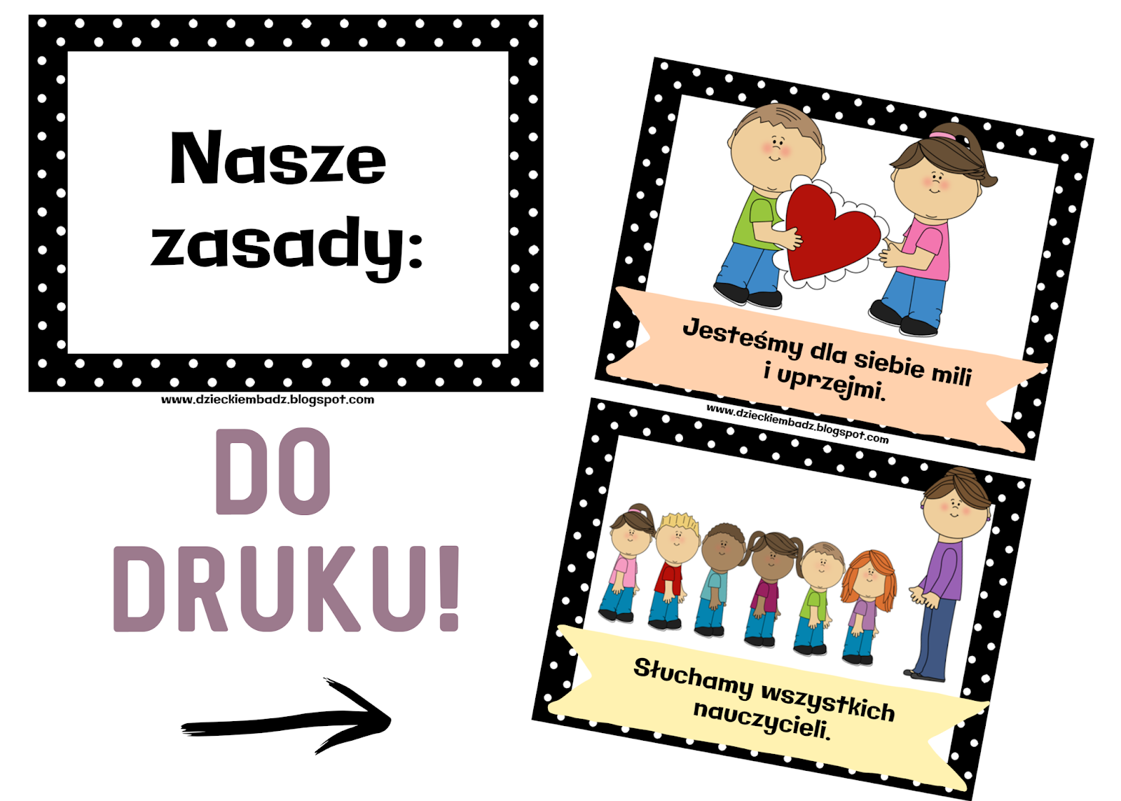 Kodeks Klasowy W Obrazkach Do Wydruku