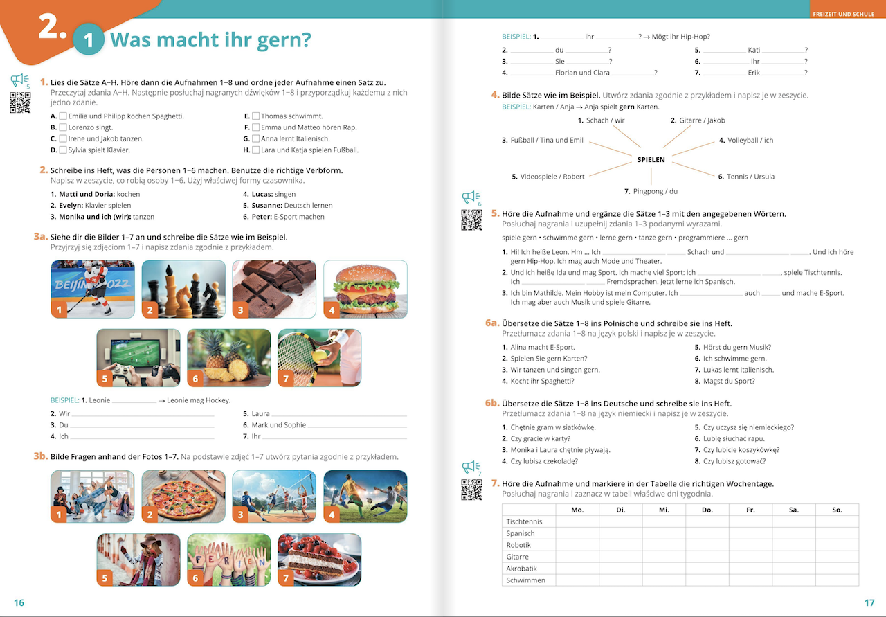 Natürlich auf Deutsch - klasa 7 » Wydawnictwa Szkolne i Pedagogiczne Sprawdzian Z Niemieckiego Klasa 7