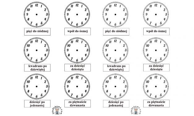 Zadania Z Zegarem Klasa 4 Pdf