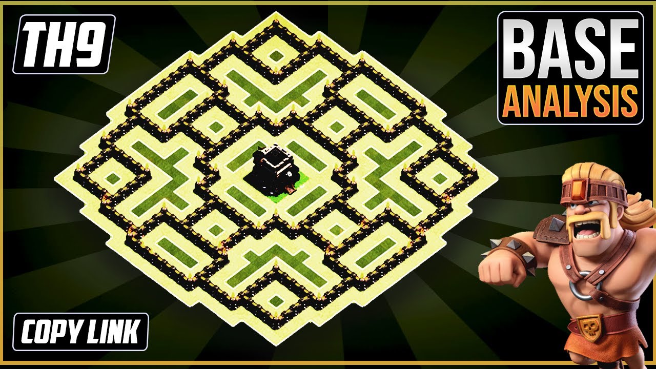 New BEST TH9 HYBRID/TROPHY Base 2020!! | Town Hall 9 (TH9) Hybrid Base Clash Of Clans Th9 Defense Base