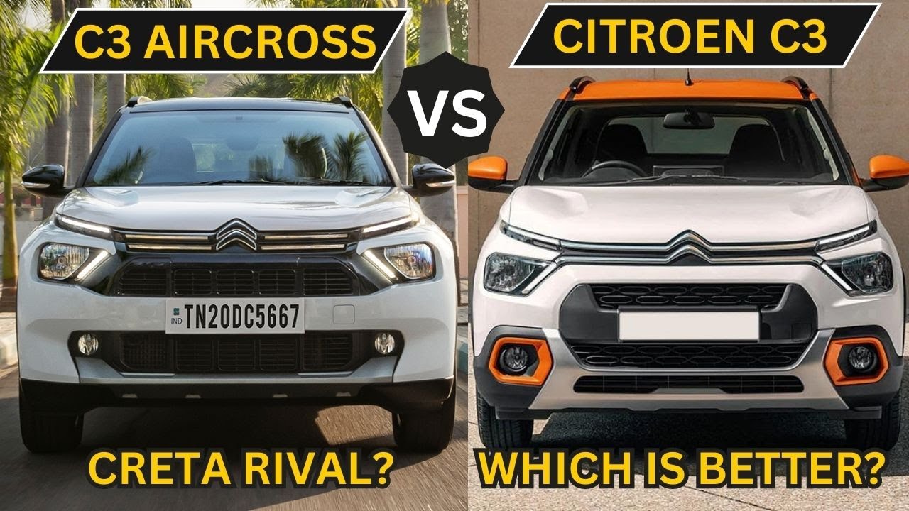 New c3 Aircross 2023 vs Citroen c3 2023 । c3 aircross VS Citroen C3 Który Kraj Ubu Król Porównuje Z Naszym