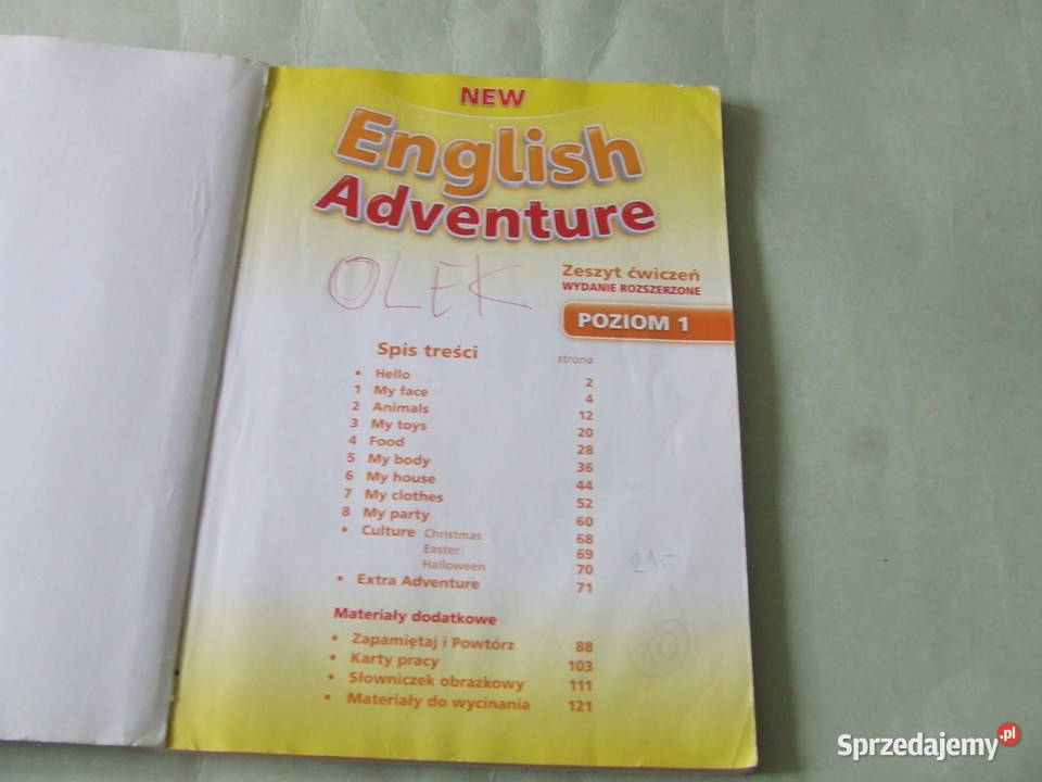 New English Adventure Zeszyt ćwiczeń /Go for Poland Activity Oborniki Zeszyt Cwiczen Angielski Klasa 4 Odpowiedzi