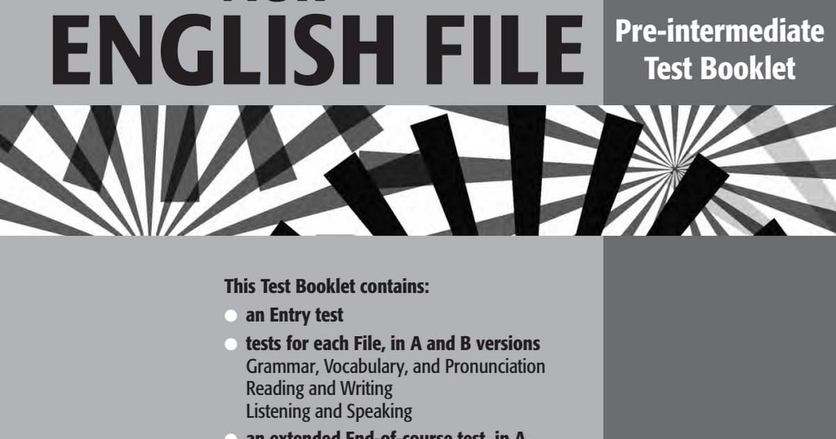 English File Pre Intermediate Third Edition Pdf Download