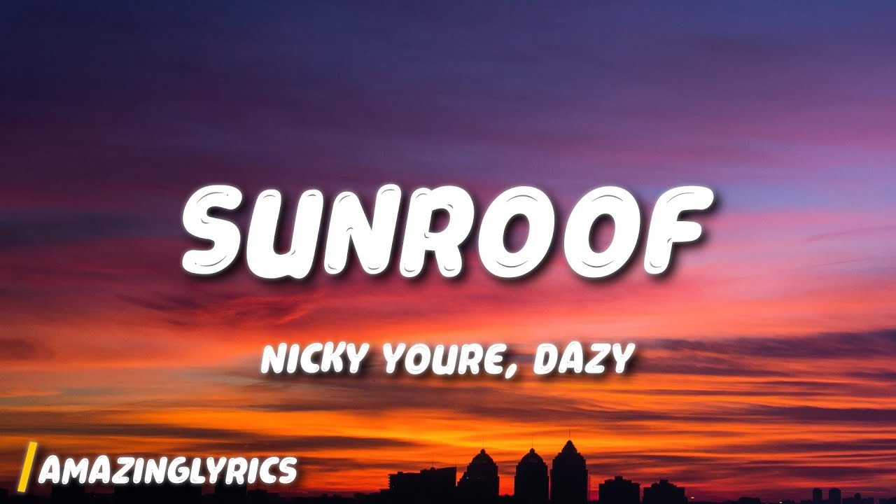 Nicky Youre, dazy - Sunroof (Lyrics) "got my head out the sunroof I Got No Roof Song
