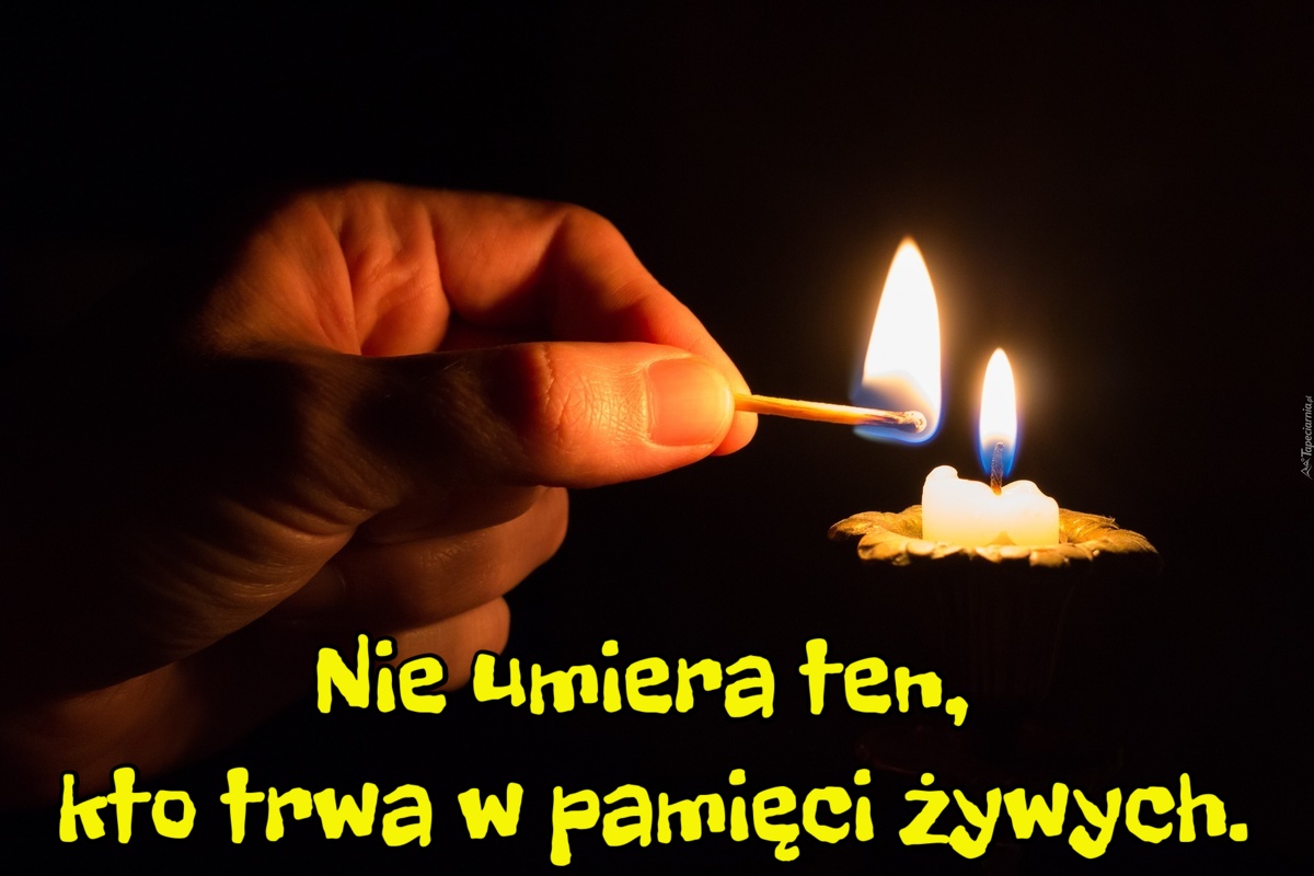 Nie umiera ten, kto trwa w pamięci żywych Nie Umiera Ten Kto Trwa W Pamięci żywych Tekst