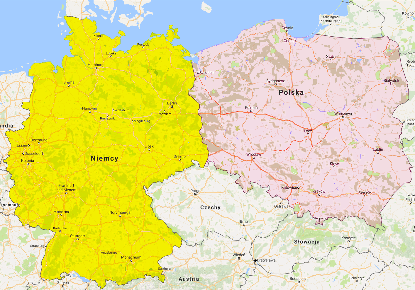 Niemcy ~ Niemcy Mapa Niemiec Polityczna Plakat 61x91 5 Cm 7709762871 1000 Niemieckich Słówek Ilustrowany Słownik Niemiecko Polski Polsko Niemiecki