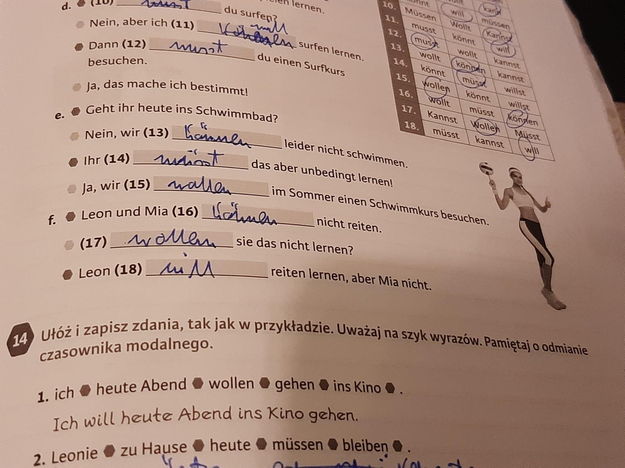 Niemiecki...Wir smart 2 str. 45 ćw. 14 pls o szybką odpowiedź daje naj Wir Smart 5 ćwiczenia Odpowiedzi