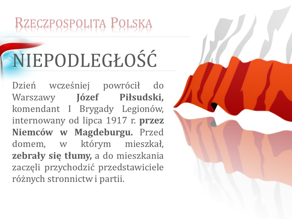 niepodległości 11 listopada 1918 r. Odzyskanie - ppt pobierz Walka O Odzyskanie Niepodległości Sprawdzian Klasa 6