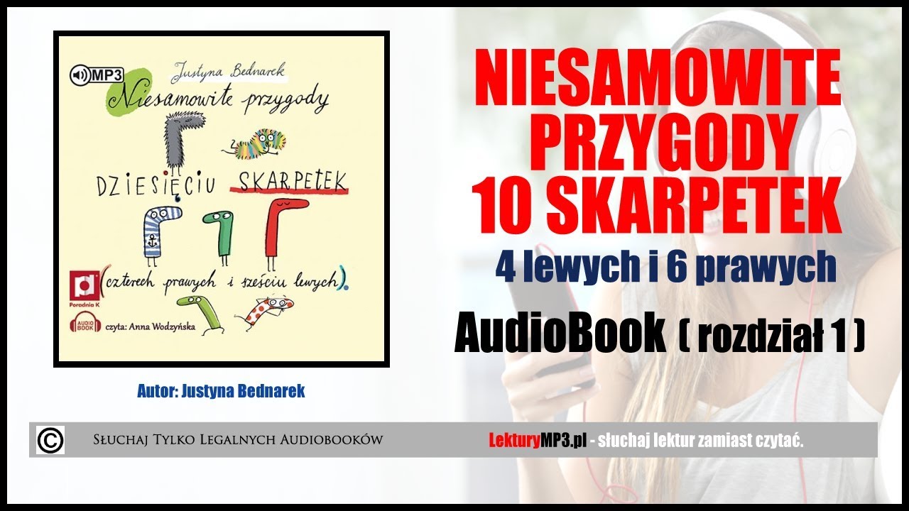 NIESAMOWITE PRZYGODY 10 SKARPETEK Audiobook MP3 🎧 Książka dla Dzieci Przygody 10 Skarpetek Pdf Chomikuj