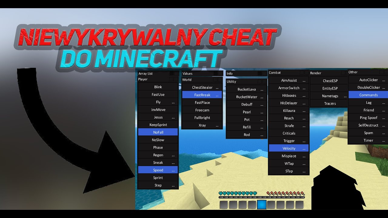 NIEWYKRYWALNE CHEATY DO MINECRAFT DL - YouTube Jak Pobrac Cheaty Do Minecraft