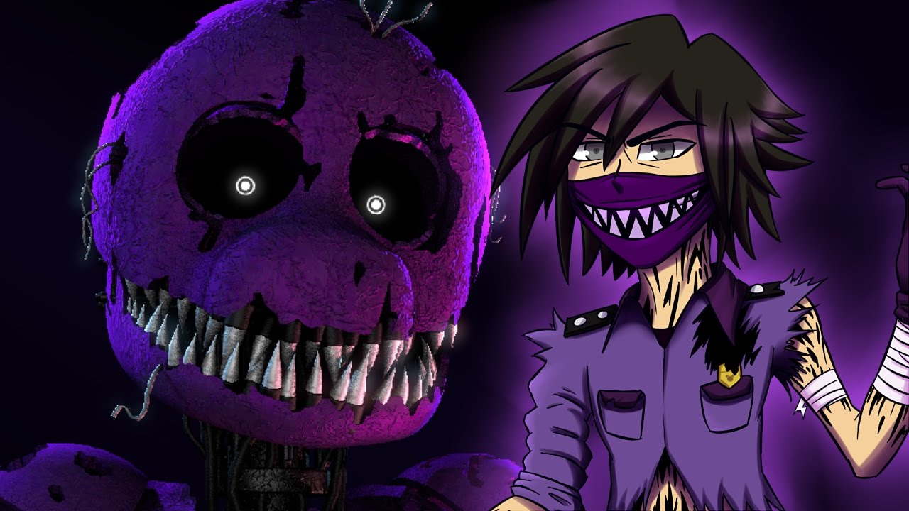 Fnaf Pole Bear Purple Guy